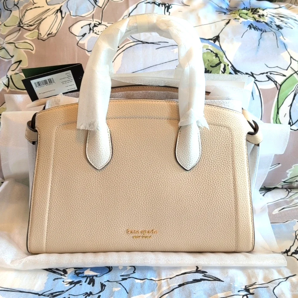 SALE🎉HOST PICK 🎉 KATE SPADE Knott Color blocked Medium Zip Top Satchel - Picture 14 of 15